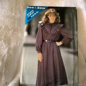 VINTAGE…See & Sew Pattern #5207…1980s